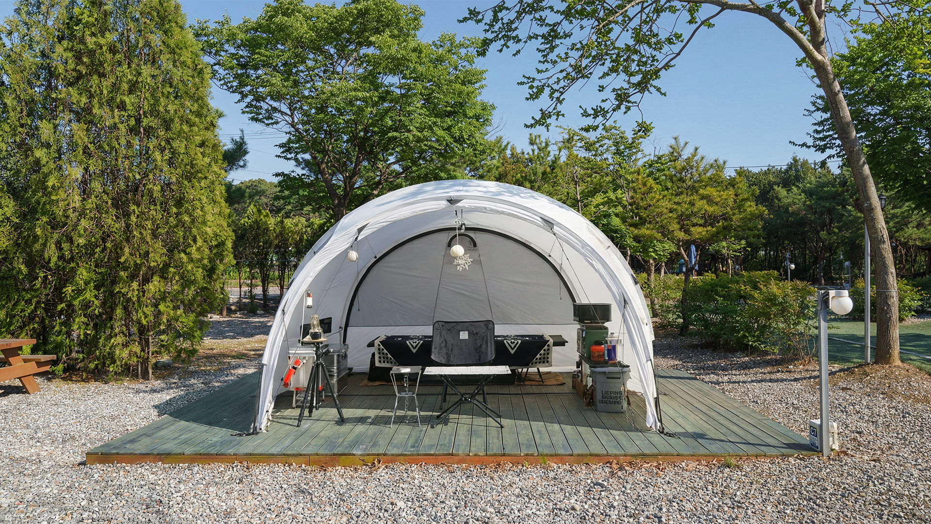 🏕️ 경기도 데크캠핑 추천 — 대부도 푸른섬 캠핑장 여름 방문 완전 정리